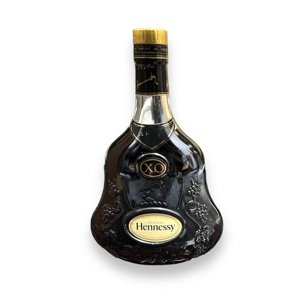 Hennessy ヘネシー XO クリアボトル 金キャップ ブランデー 箱なし