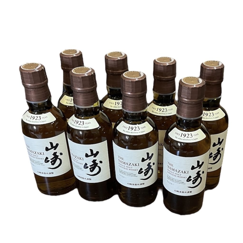 サントリー シングルモルトウイスキー 山崎 180ml ×4本 Amazon.co.jp