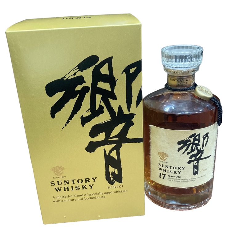 サントリー 響 Hibiki 17年 ゴールドラベル サントリー 響17年 裏