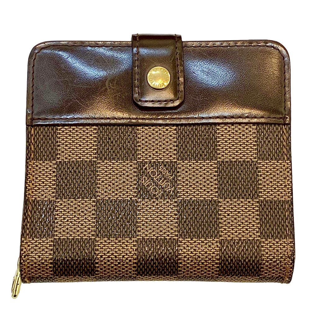 Louis Vuitton ダミエ エベヌ コンパクトジップ N61668の買取実績