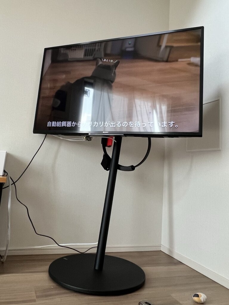 EQUALS WALL A2のテレビスタンドを買ったのでレポ | 旅とネコと好きなもの