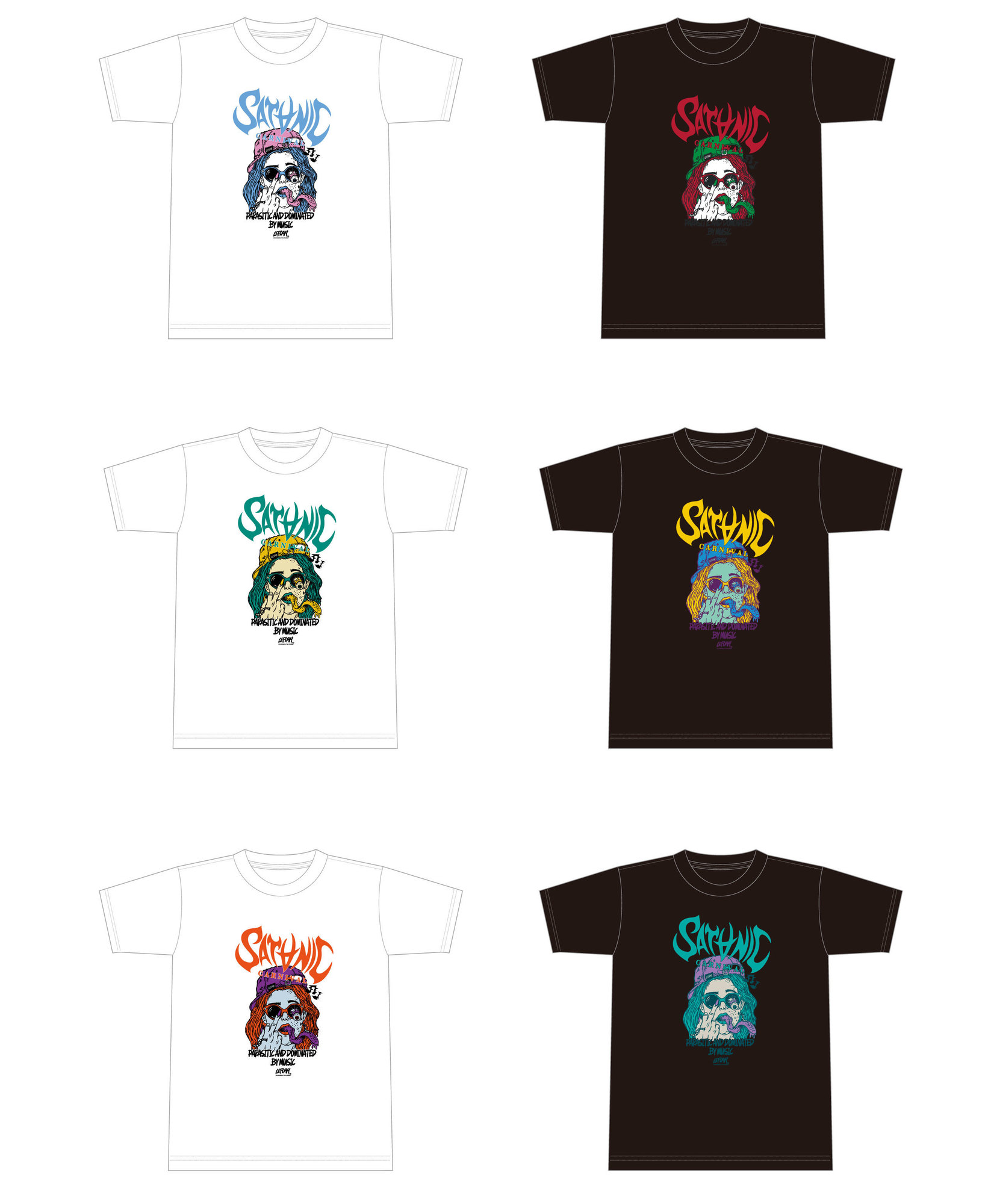 サタニック & DPF Tシャツ SATANIC CARNIVAL 2022＞Goods INFO