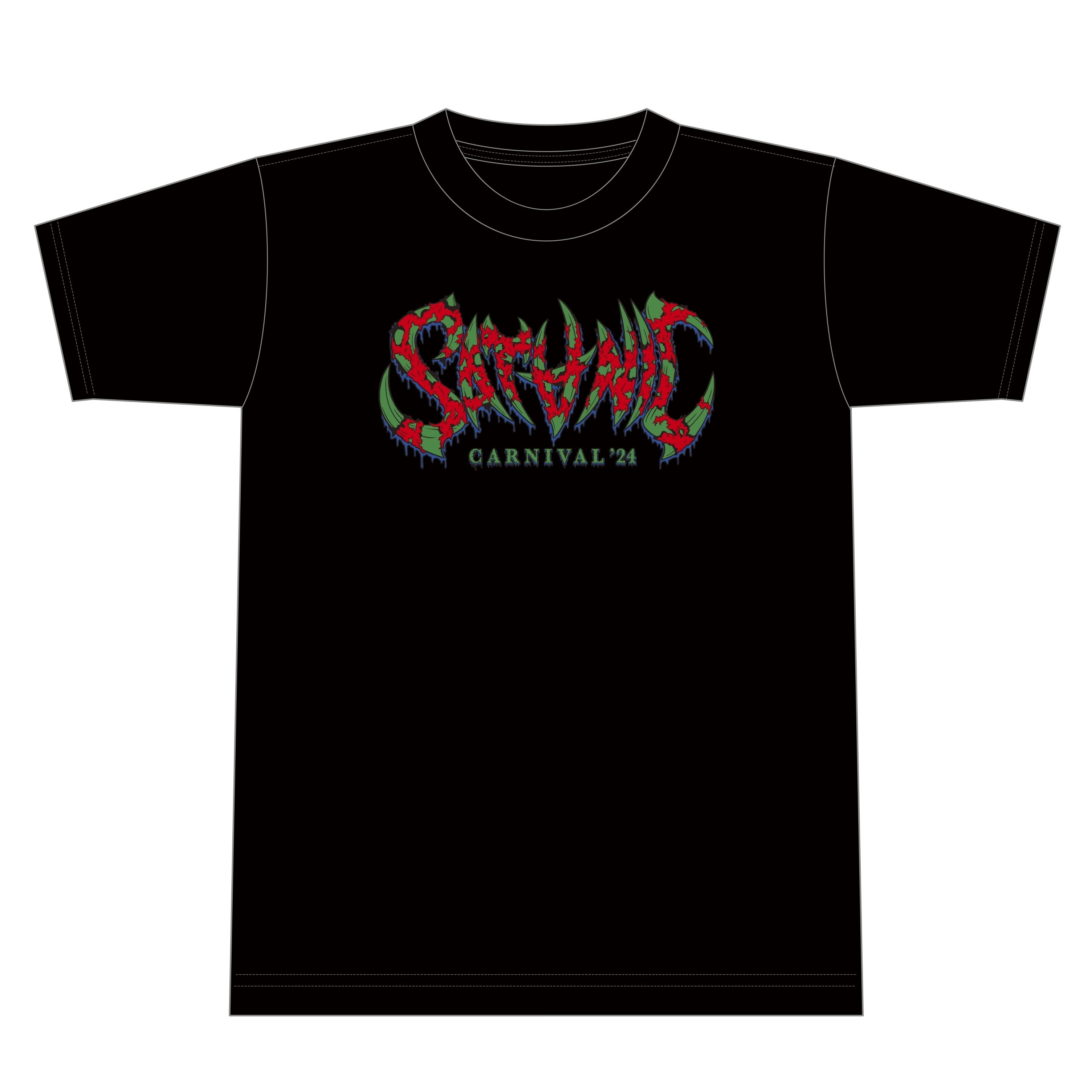 SATANIC CARNIVAl 2024 OFFICIAL TEE（BLACK/GREEN） | SATANIC