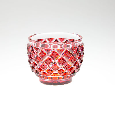 明治ガラス 型吹 10角 猪口 明治ガラス 型吹 10角 猪口 明治ガラス 型