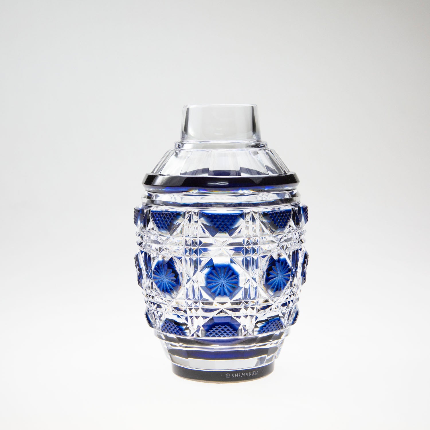 島津薩摩切子】復元 蓋付壺 – ㈱島津興業 島津薩摩切子