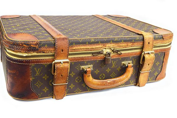 ルイヴィトン モノグラム ストラトス 50 レザー トランク ハードケース