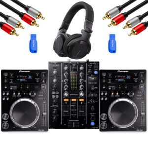 Pioneer DJ CDJ-350 + DJM-450 Multimedia Combo | SBR Pro Sound