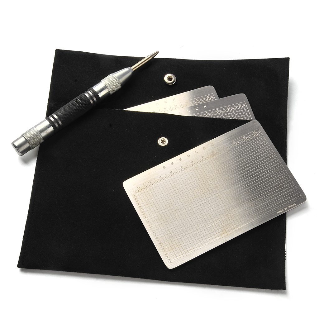 Crypto Steel Wallet シードフレーズバックアップ用ステンレスプレート