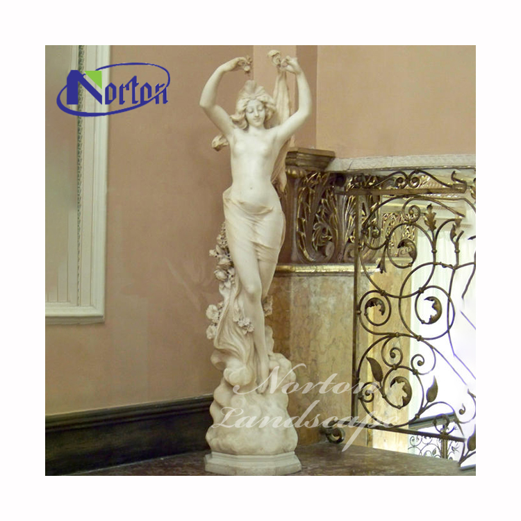 石像風仕上げ裸婦像 等身大 女性像 アウトドア対応西洋彫刻オブジェ