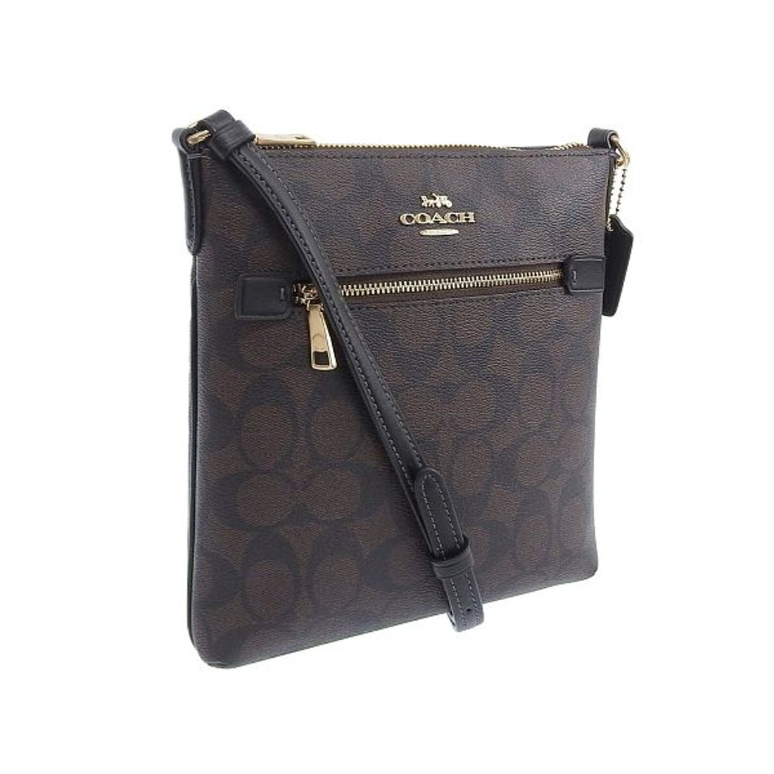 COACH ブラウンレザー ショルダーバッグ ブラウン レディース バッグ