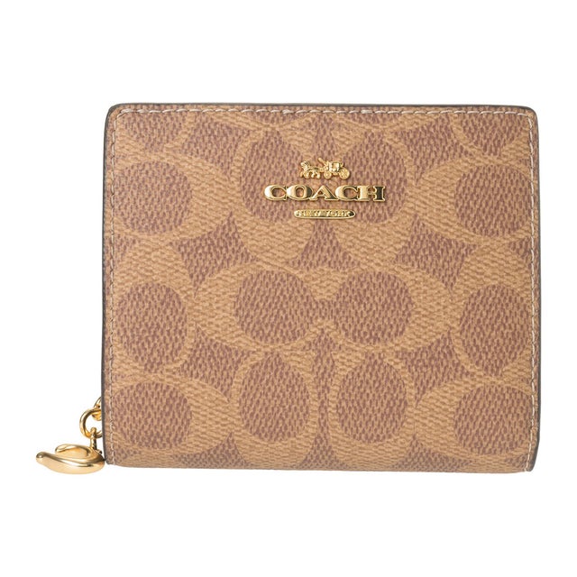 コーチ COACH CW789 二つ折り財布 スナップウォレット シグネチャー