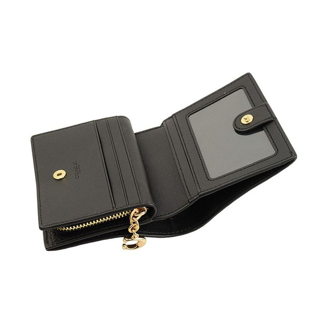 コーチ COACH コーチ COACH 二つ折り財布 （ブラック） -waja bazar