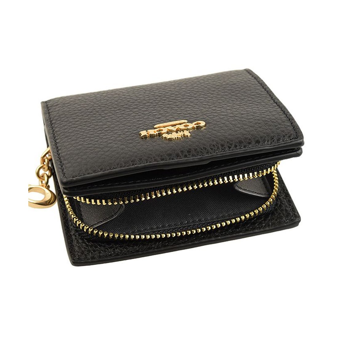 コーチ COACH コーチ COACH 二つ折り財布 （ブラック） -waja bazar