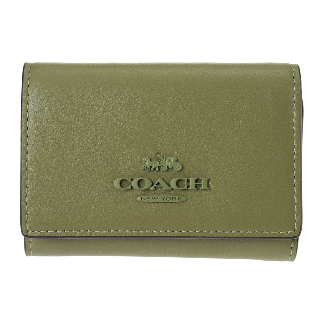 コーチ COACH 3つ折り財布 リファインドカーフレザー マイクロ