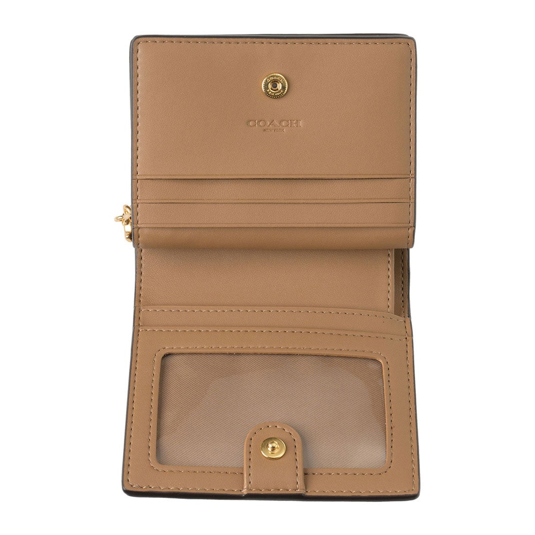 コーチ COACH 2つ折り財布 シグネチャー キャンバス スナップ