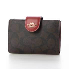コーチ COACH 二つ折り財布（ブラウン） -waja bazar - 海外