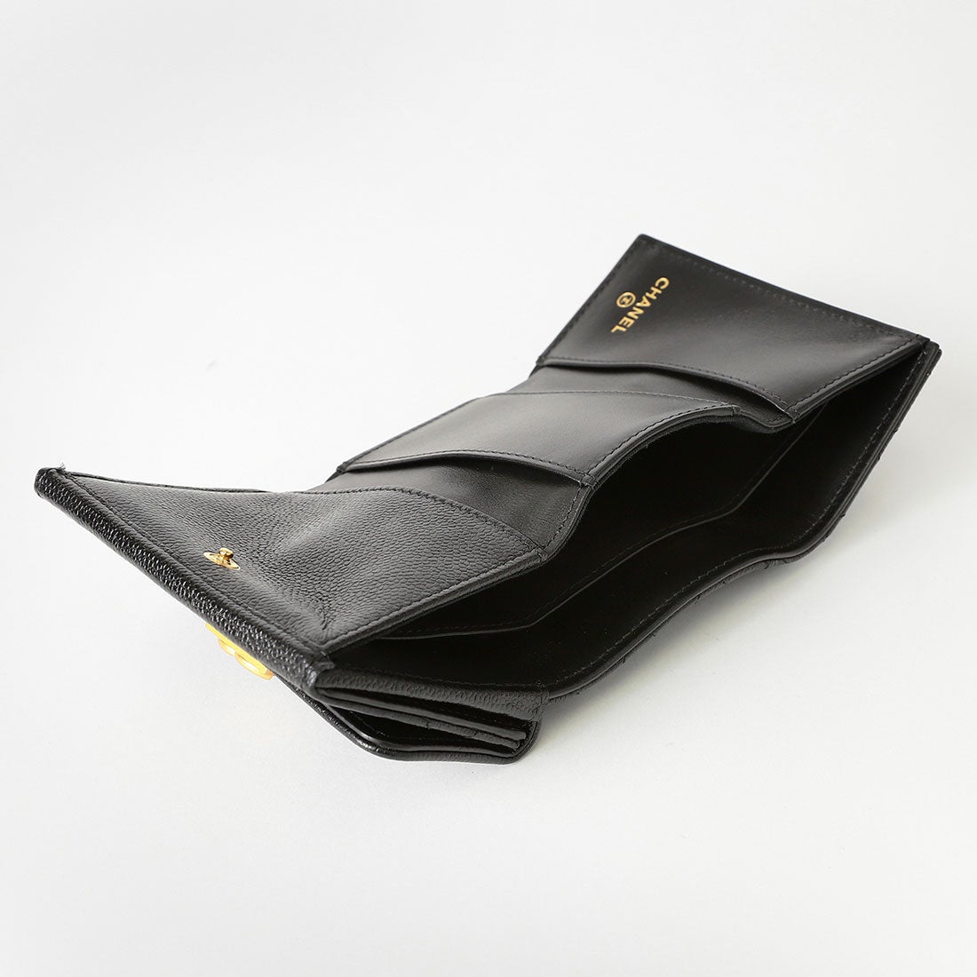 シャネル CHANEL 3つ折り財布 ボーイ シャネル スモールウォレット