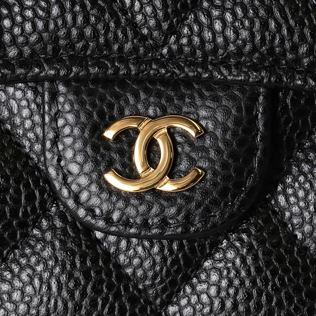 シャネル CHANEL 2つ折り財布 キャビアスキン CLASSIC COMPACT BI FOLD