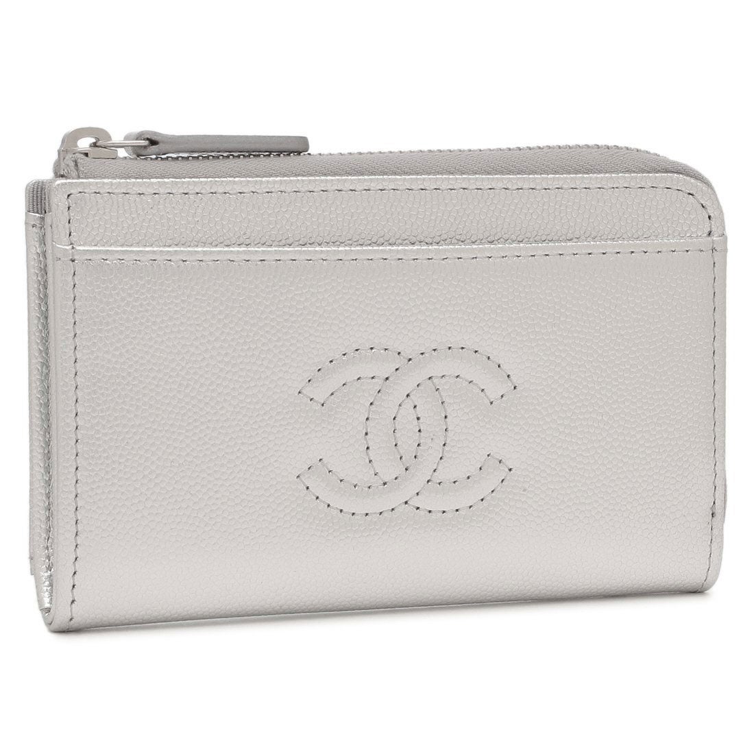 シャネル CHANEL フラグメントケース カードケース ミニ財布 CCマーク