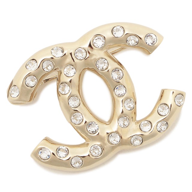 シャネル CHANEL ブローチ ココマーク CCマーク ゴールド シルバー