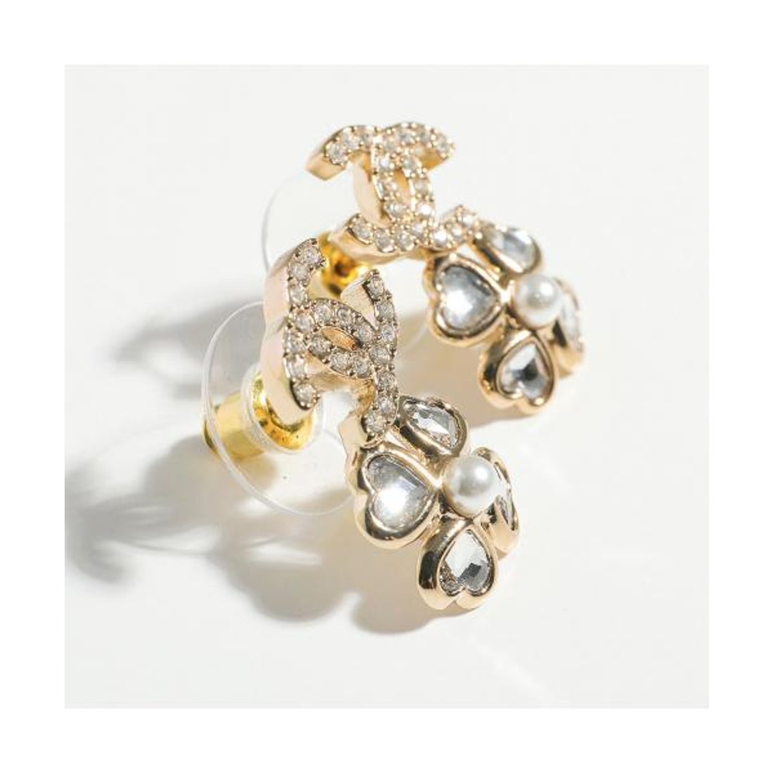 シャネル CHANEL CHANEL ピアス ABG273 B21851 ココマーク クローバー