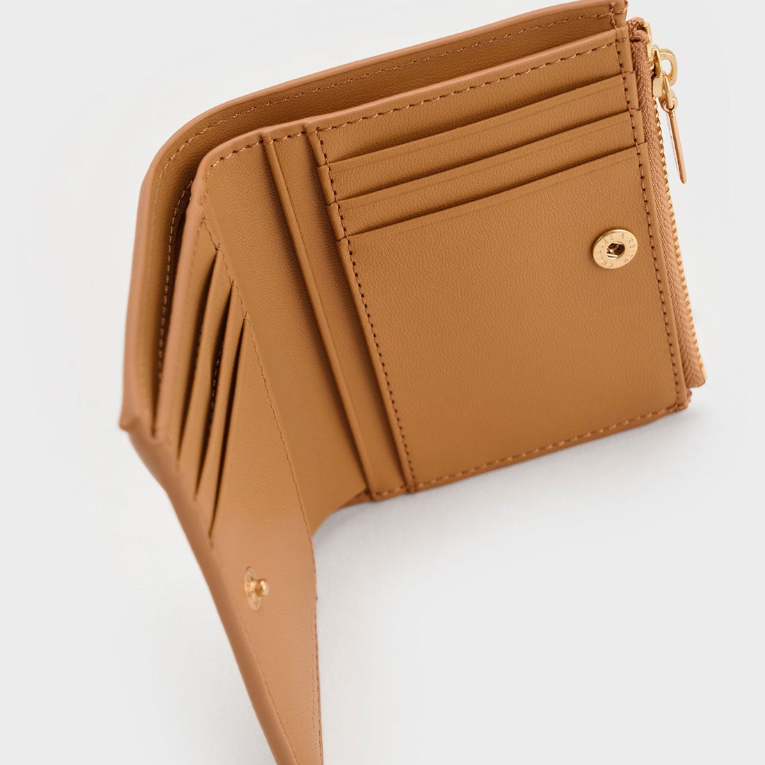 CHARLES & KEITH Midori ミドリ ジオメトリックトップジップウォレット