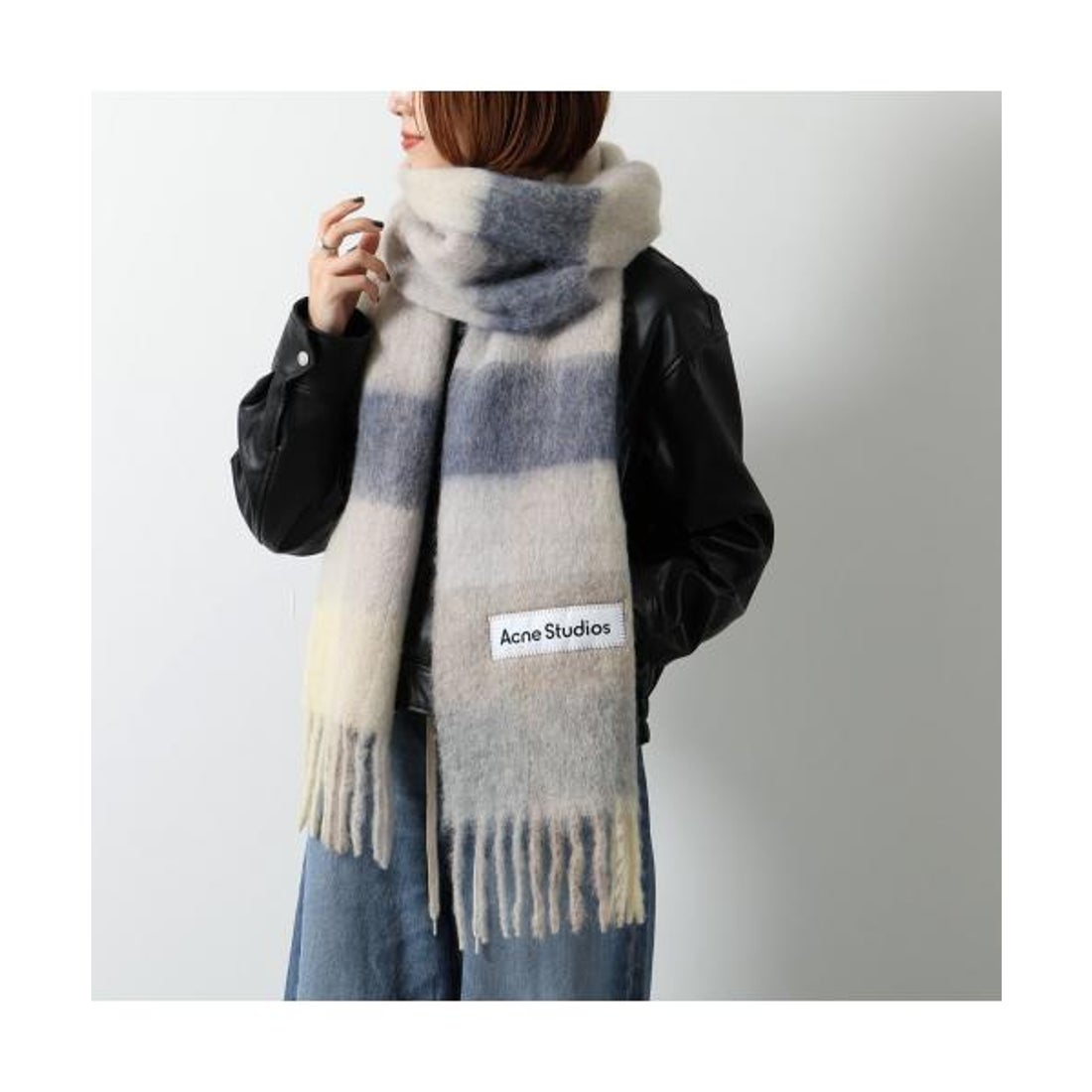 最終値下げAcne Studios マフラー グレー 旧タグ ACNE - Acne Studios