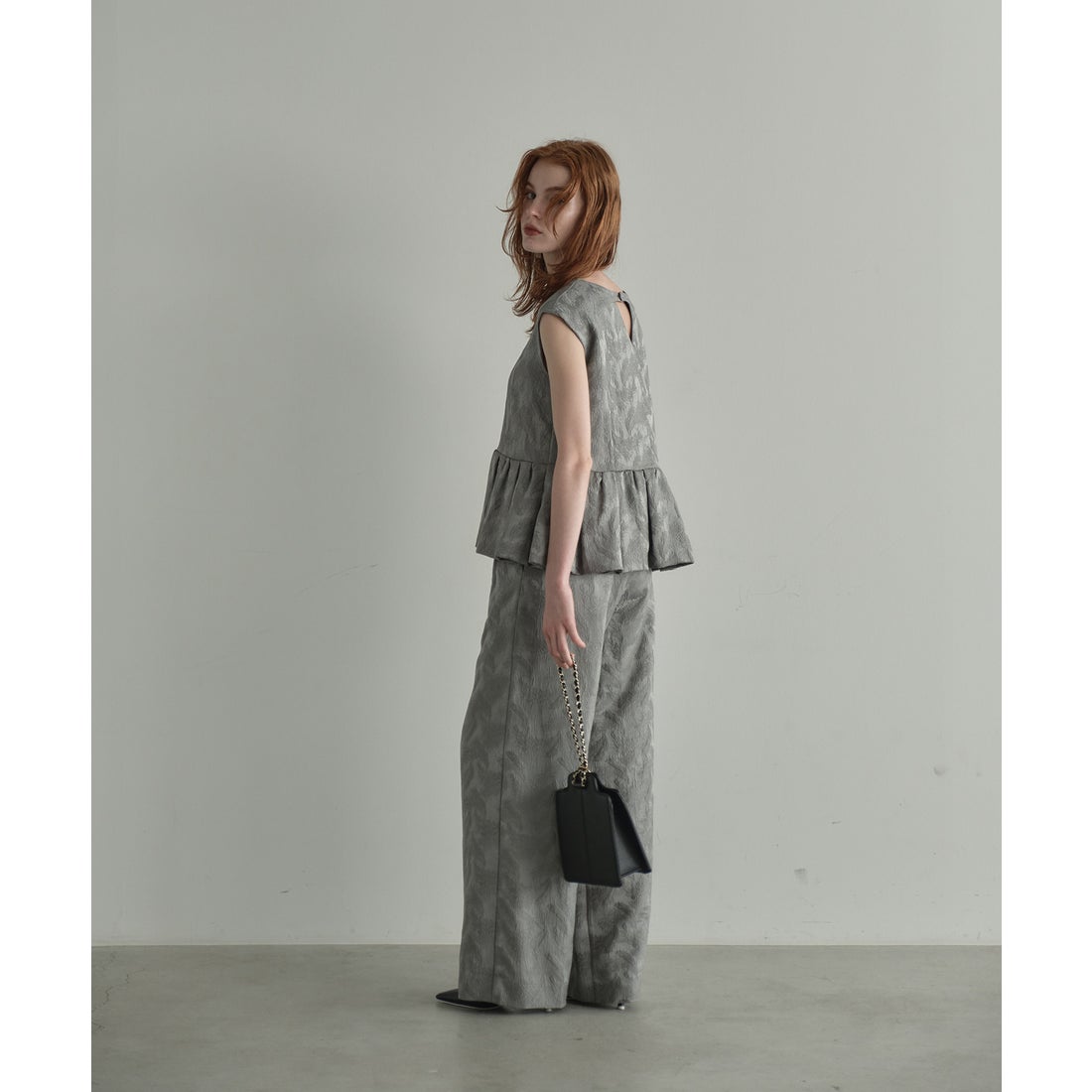 アンドレスド ANDRESD ペプラムセットアップドレス パンツドレス 結婚