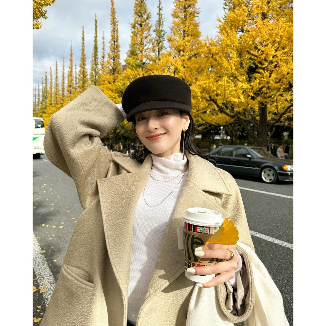 アニュアンス anuans ミドルスケールコート （BEIGE） -ファッション