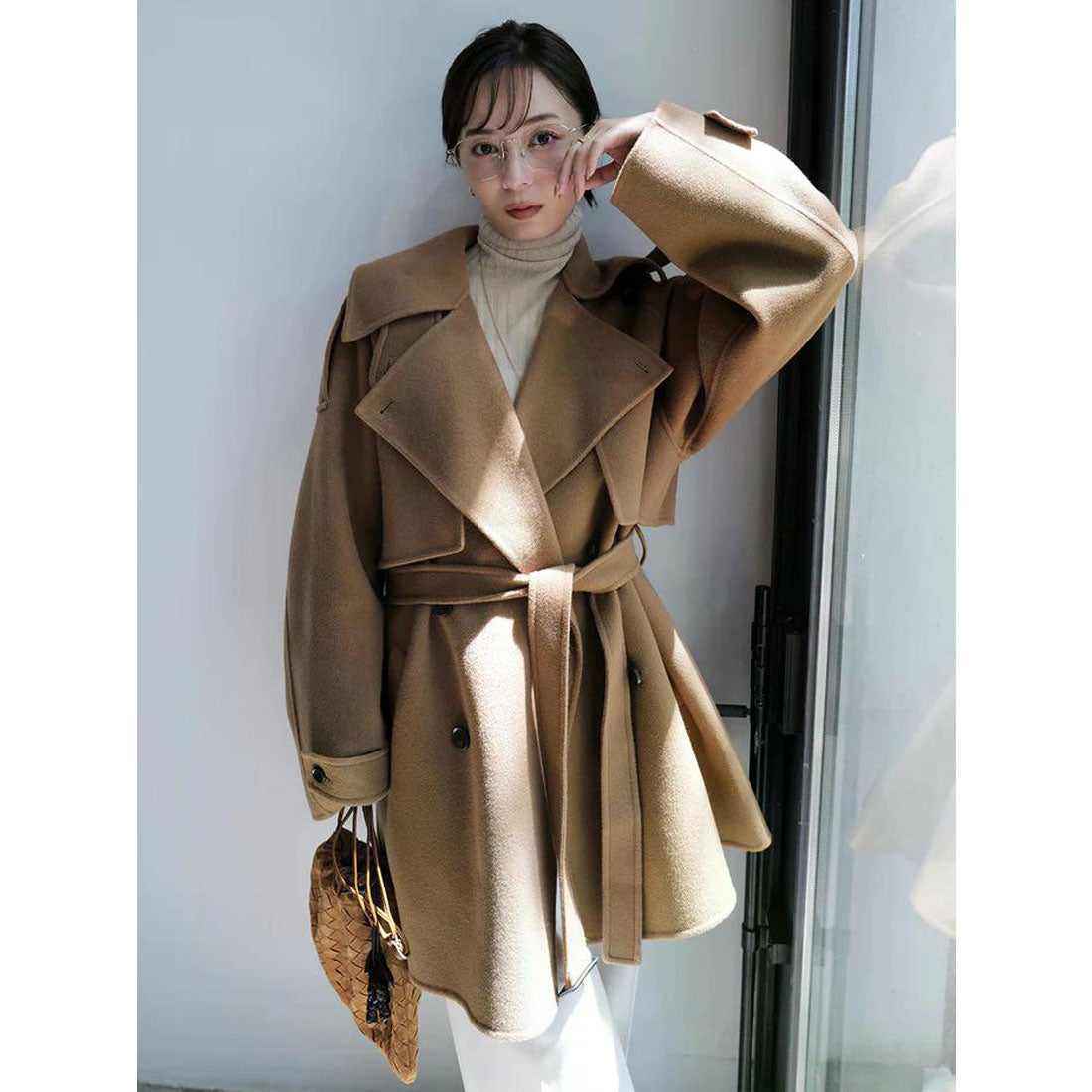 アニュアンス anuans ミドルスケールコートベージュ アニュアンス