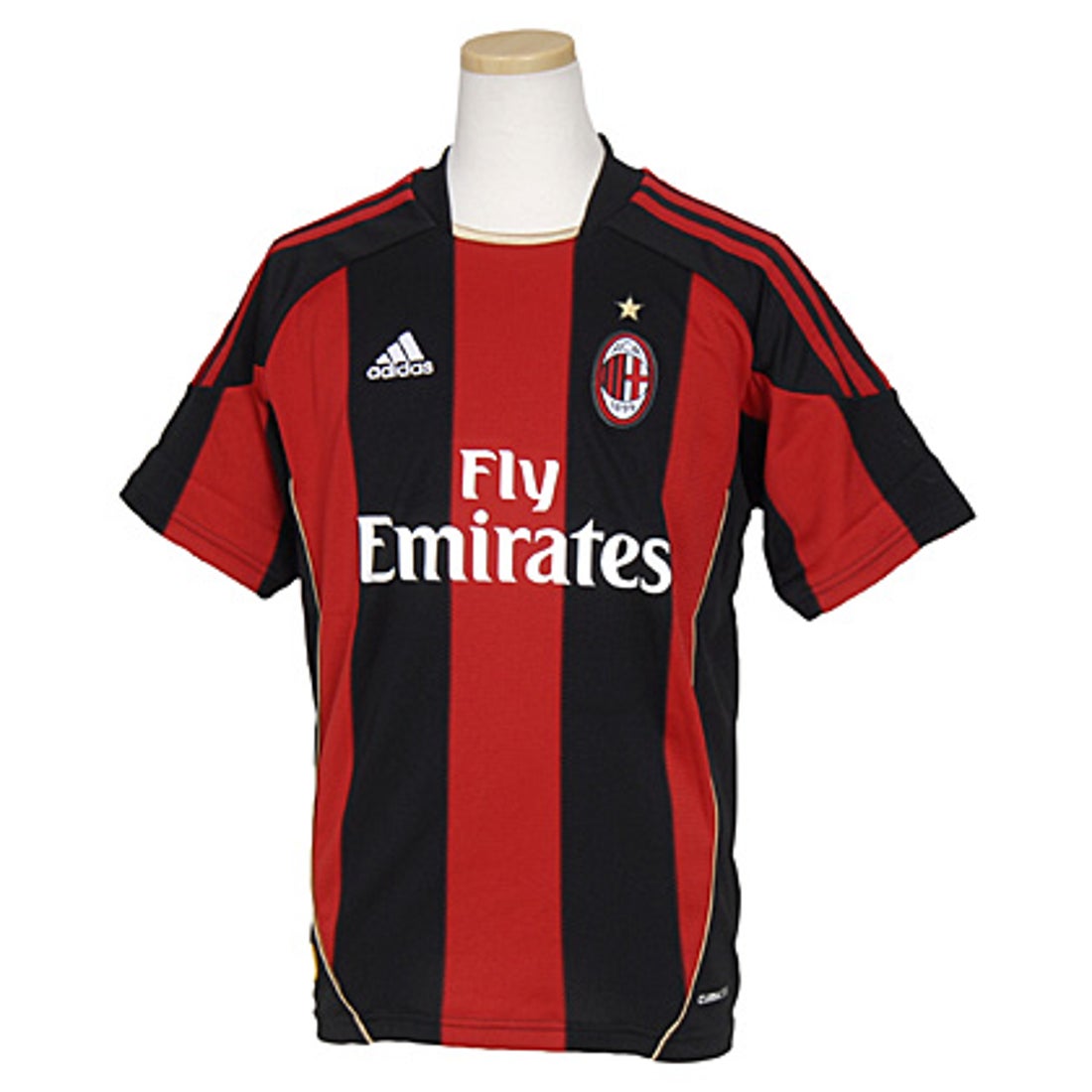 adidas ACミラン 10/11 ユニフォーム ホーム 半袖 ジュニア HT445