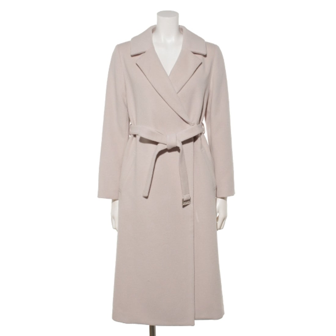 Apuweiser-riche ベルテッドロングコート （モカピンク