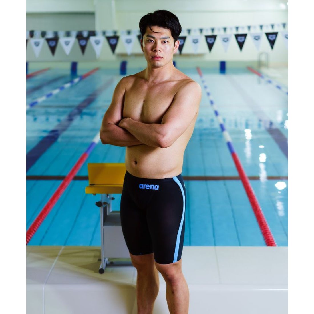 arena 【競泳水着｜アクアフォースストームCP】レーシングスパッツ