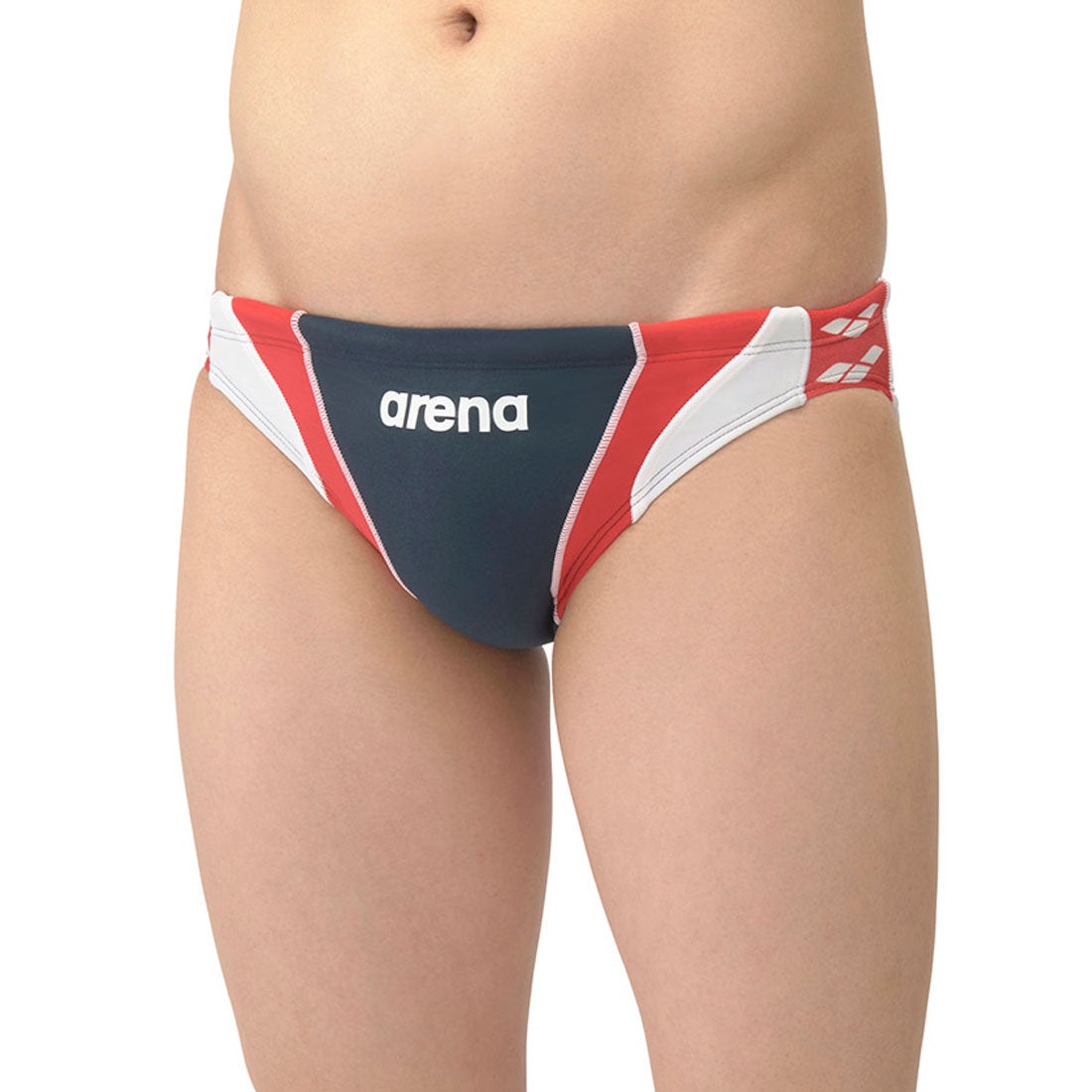 arena アリーナ 競パン 赤白 Mサイズ タグ付 送料込 arena（レッド