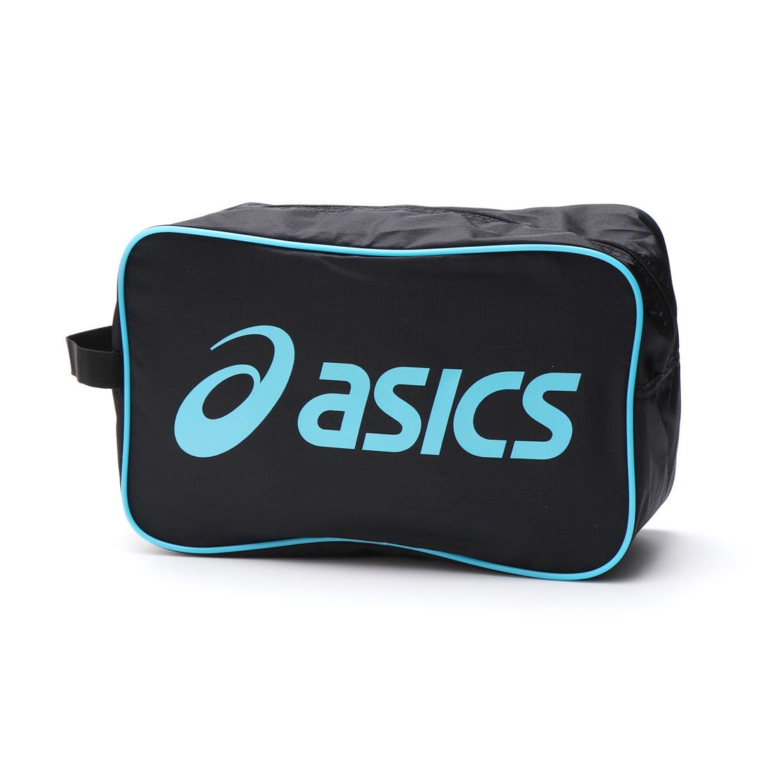 asics ボクシングシューズ ブラック/ブルー アシックスシューズ袋