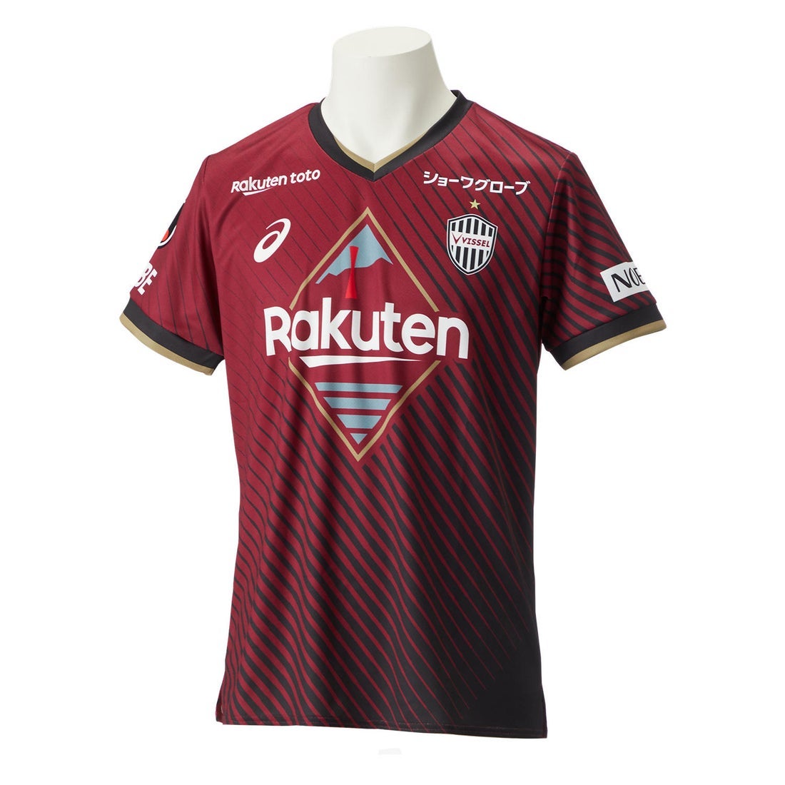 ASICS ヴィッセル神戸 2023 ユニフォーム ホーム 半袖 レプリカ #10