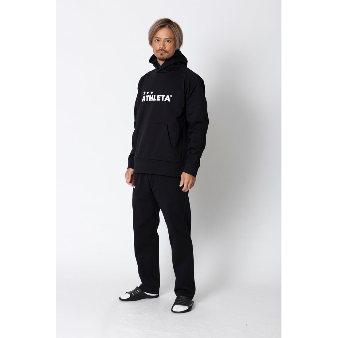 ATHLETA アスレタ スウェットパーカー(ブラック) 03403 BLK カジュアル