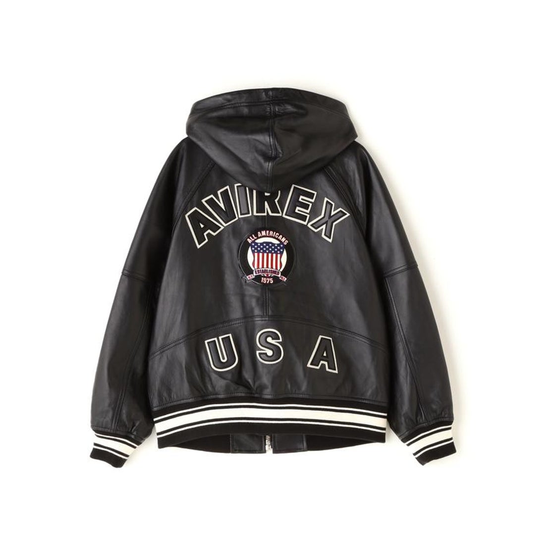 アヴィレックス AVIREX SIGNATURE HOODED LEATHER/ シグネチャーフード