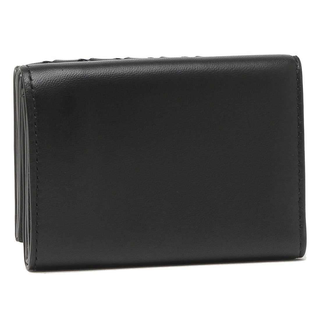 ボッテガ・ヴェネタ 二つ折り財布 黒 レザー