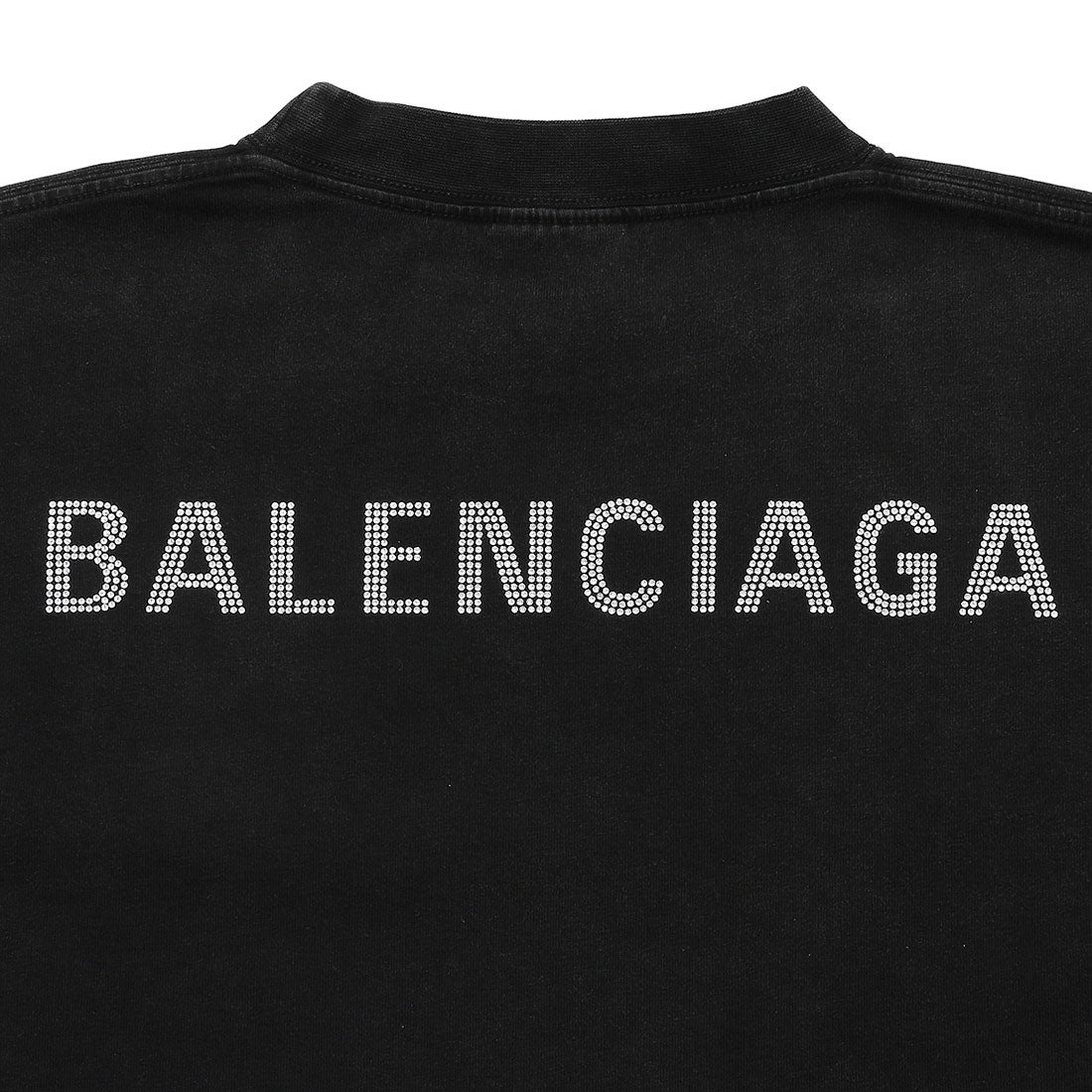 バレンシアガ BALENCIAGA Tシャツ カットソー ブラック シルバー