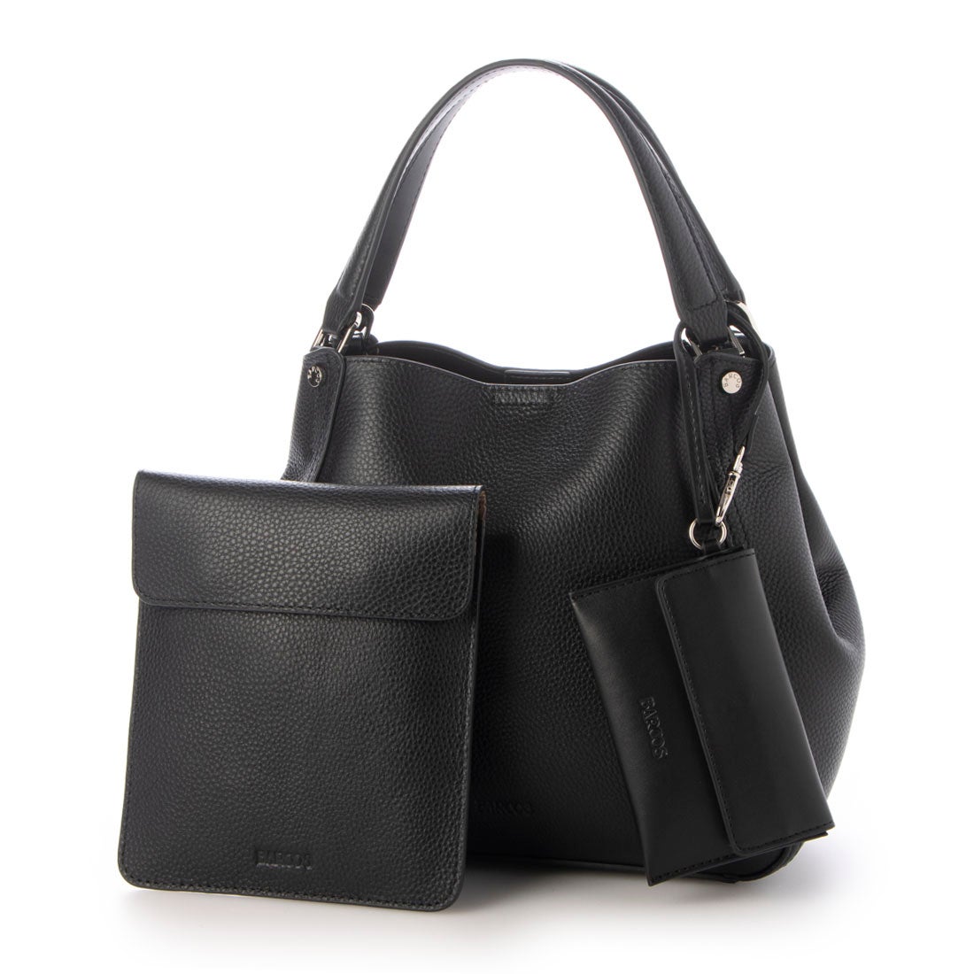 バルコス BARCOS シュリンクレザー2wayバッグ＜プレミアム4点セット