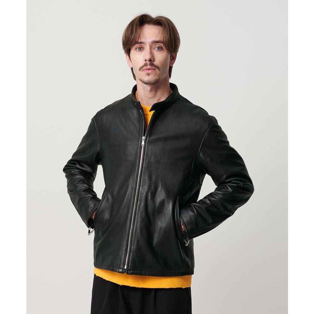 BEAUTY&YOUTH UNITED ARROWS シープレザー シングル ライダース