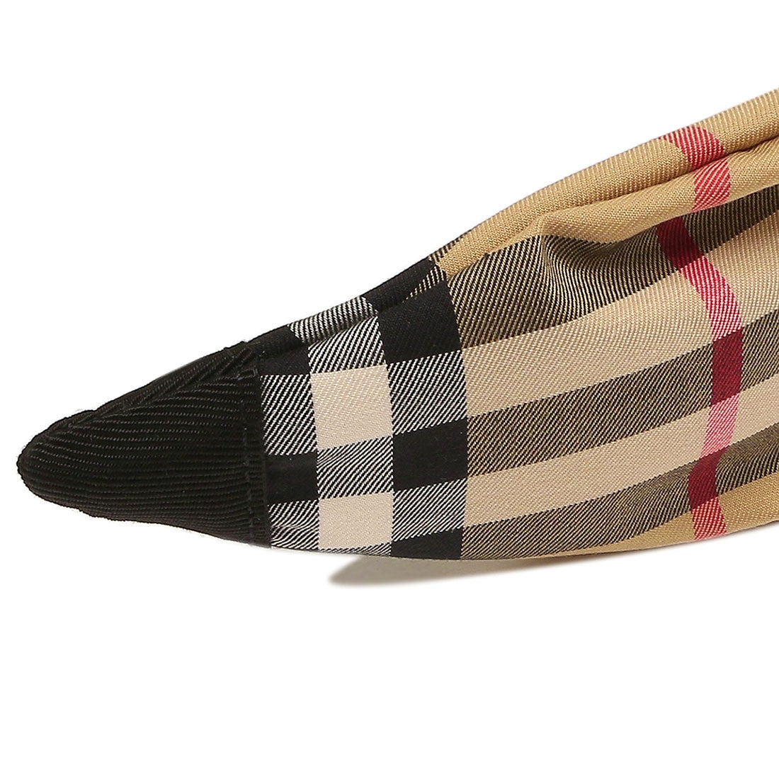 BURBERRY チェック柄 ヘアバンド 試着のみ BURBERRY チェック柄 ヘア