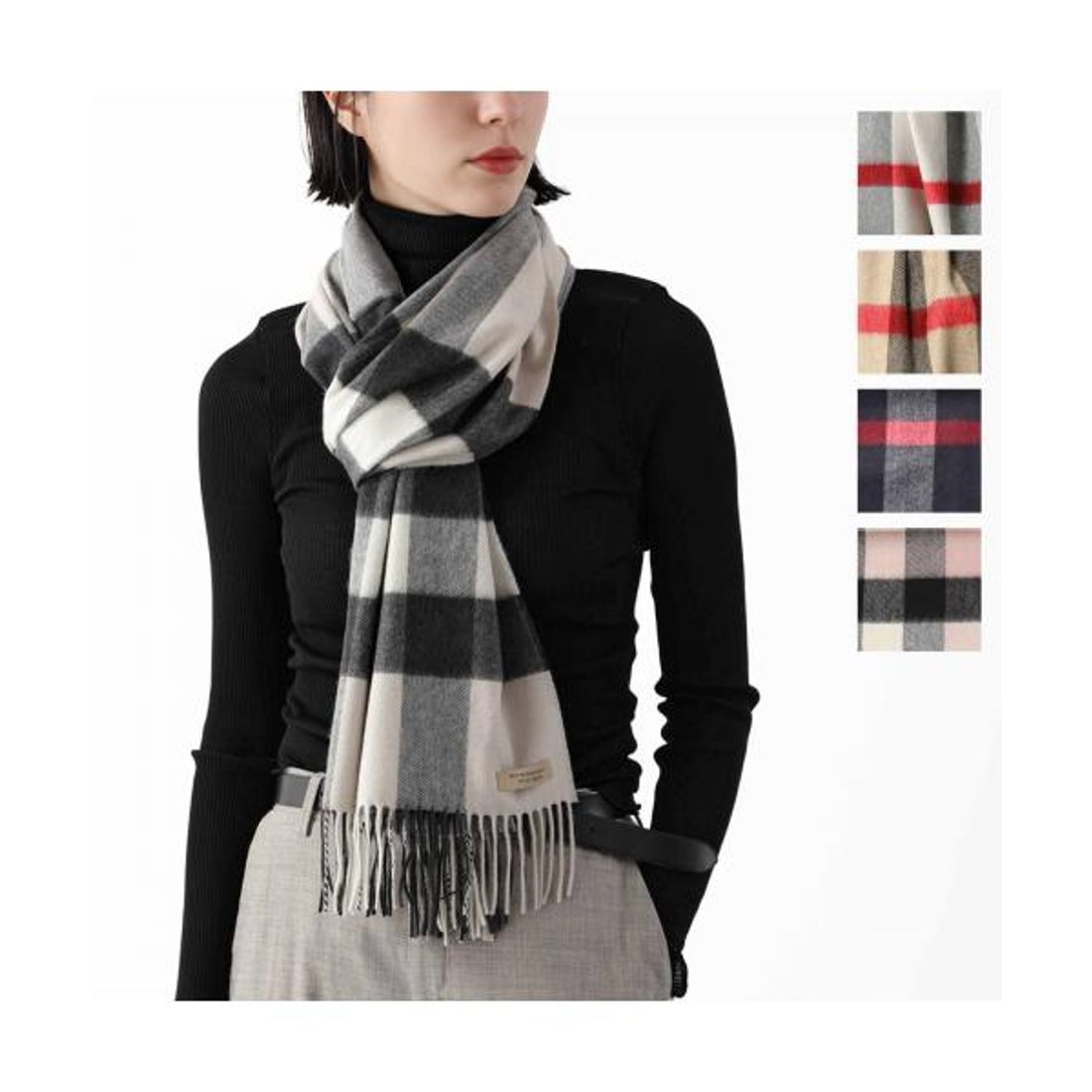 バーバリー BURBERRY BURBERRY マフラー HALF MEGA CHECK CASHMERE