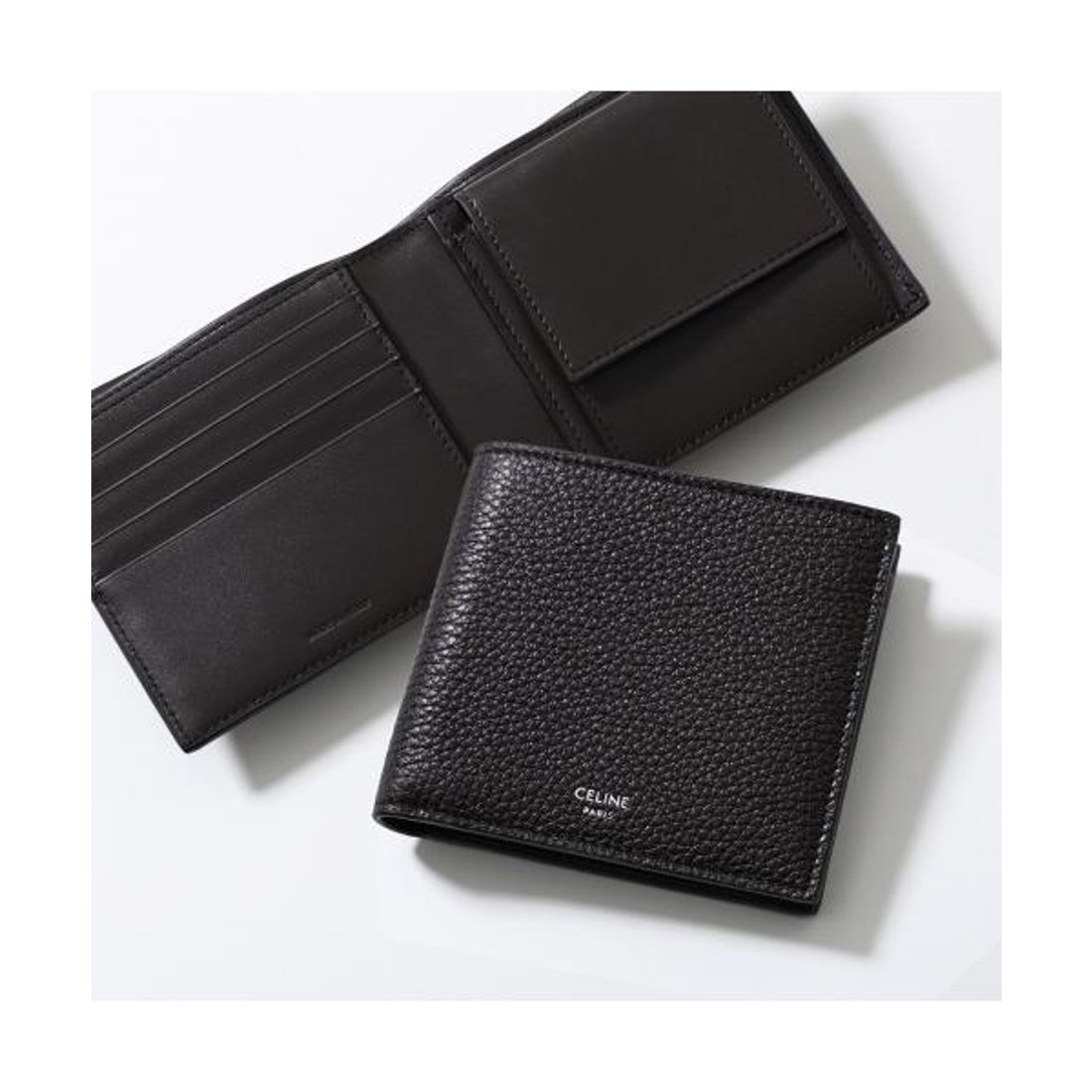 CELINE 二つ折り財布 黒 セリーヌ CELINE CELINE 二つ折り財布 Bi-fold