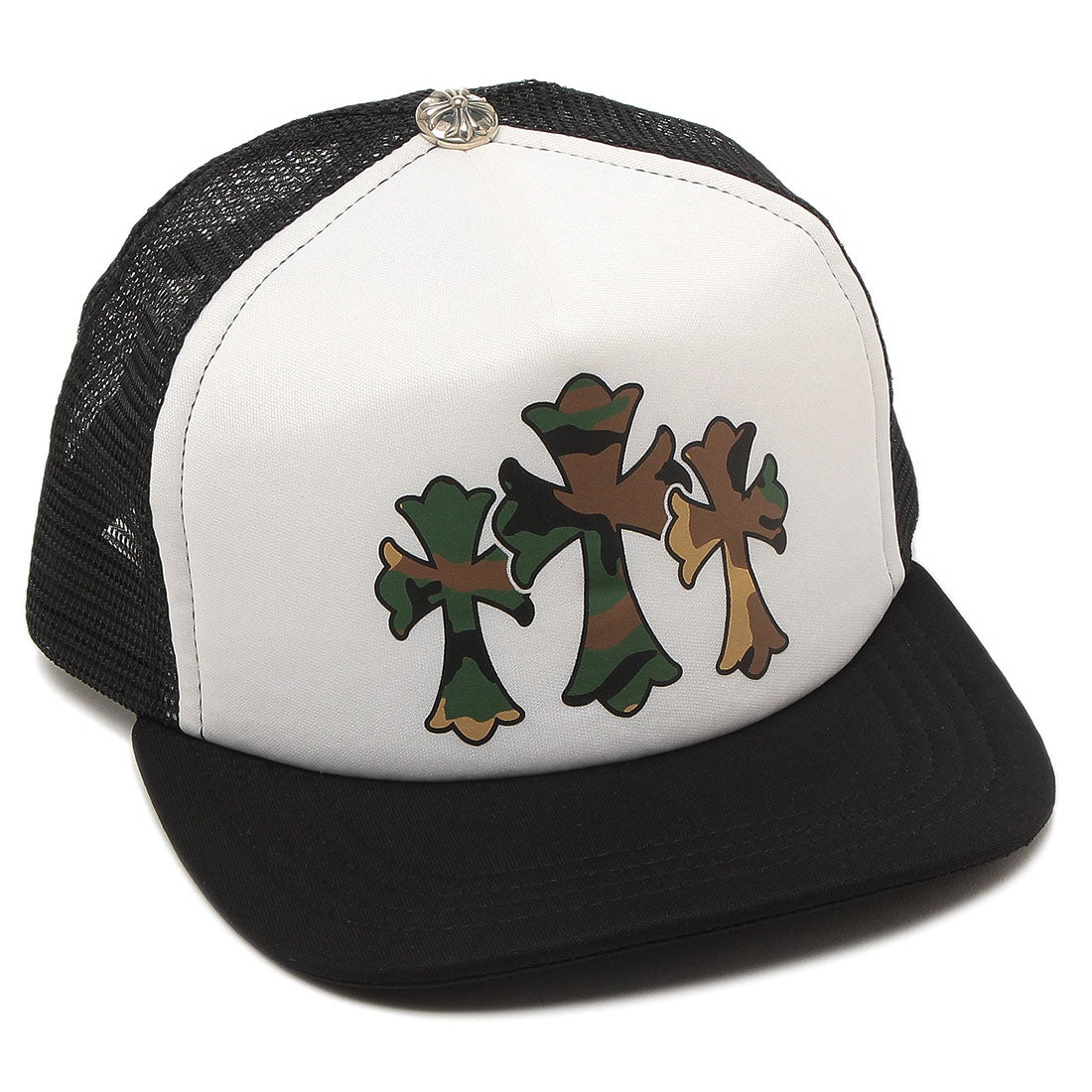 16】CHROME HEARTS(クロム) キャップ メッシュANTIロゴ