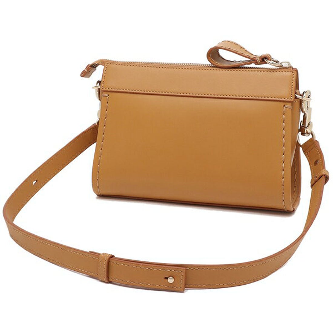 Chloé ブラウン レザー ショルダーバッグ エディス 【公式通販】