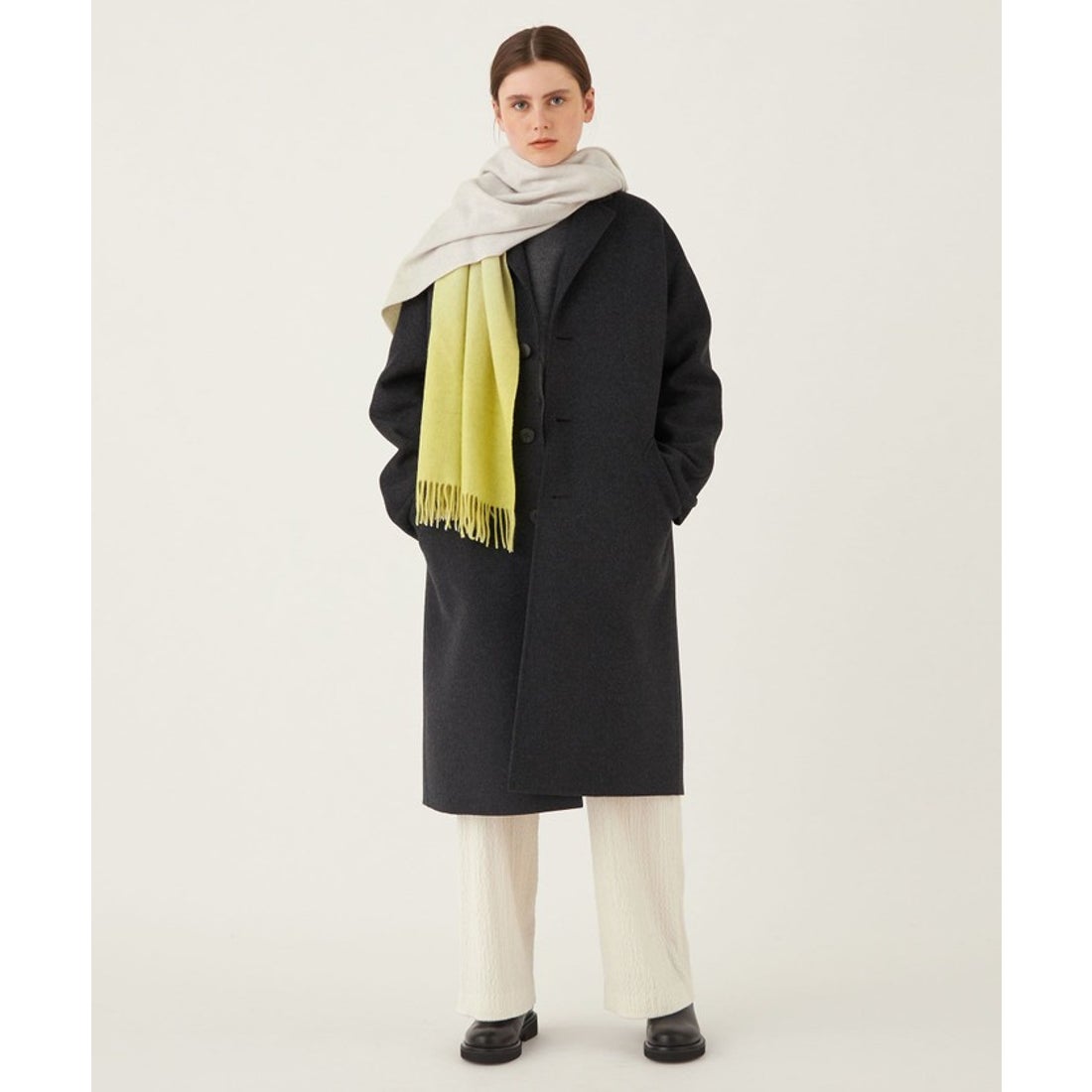 ギャルリー・ヴィー GALERIE VIE ダブルフェイス チェスターコート