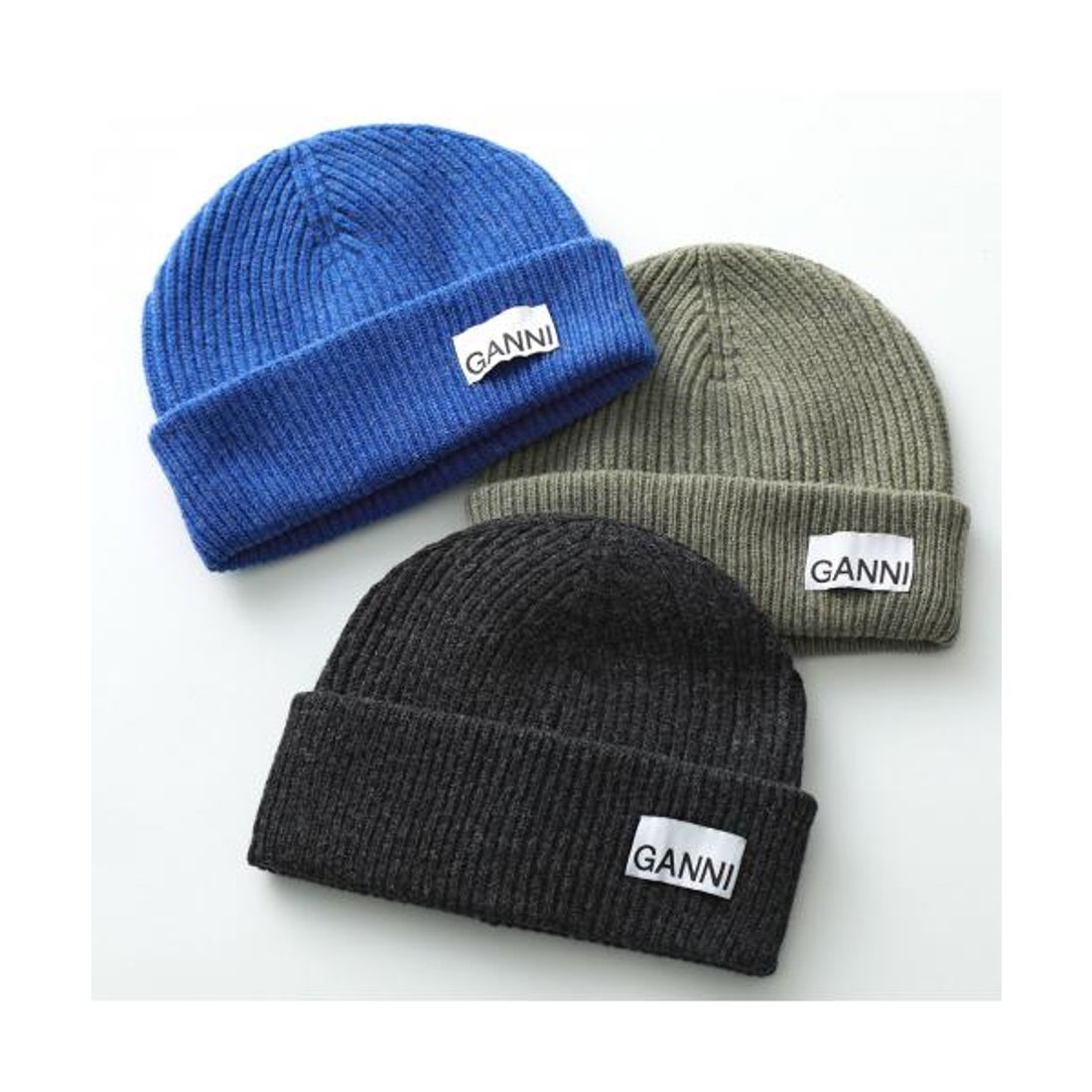 GANNI ニット帽 ブラジリアンサンド GANNI ニット帽 ブラジリアン