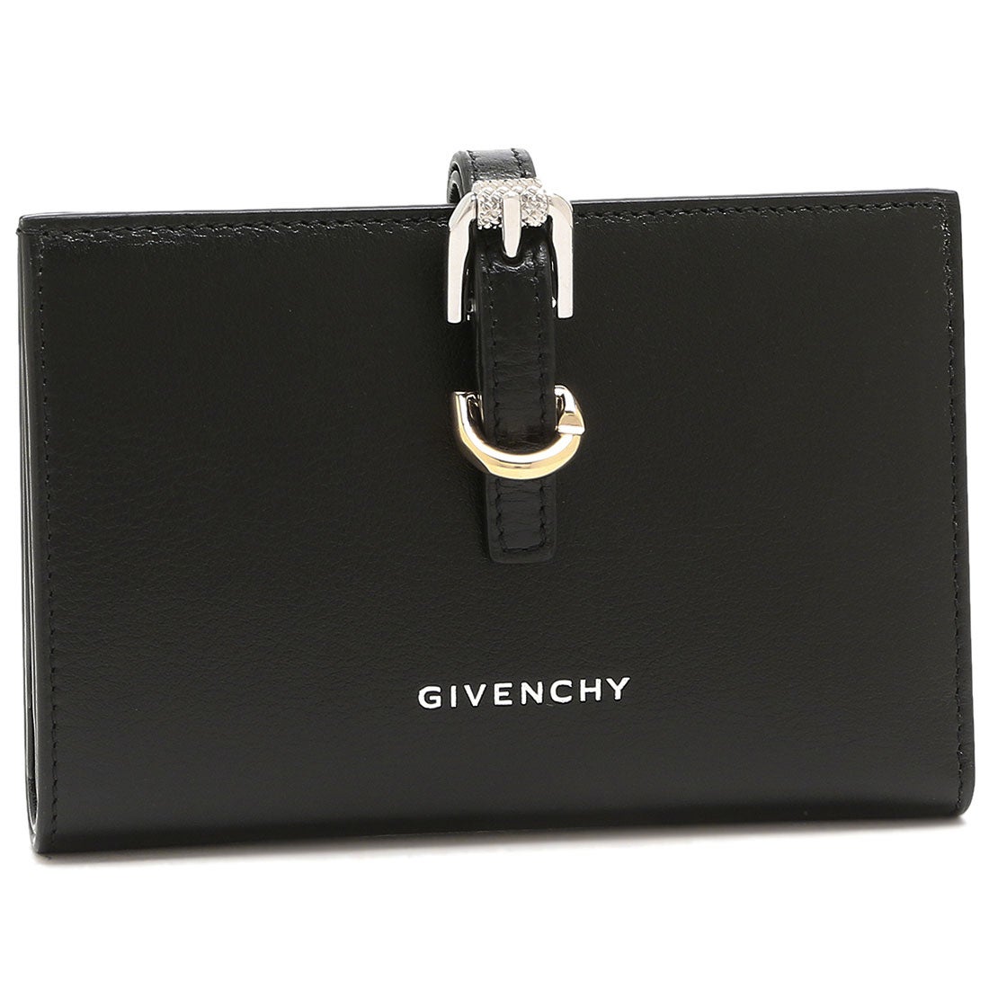 GIVENCHY ジバンシー 折り財布 ロゴ レザー ブラック 黒 ジバンシー